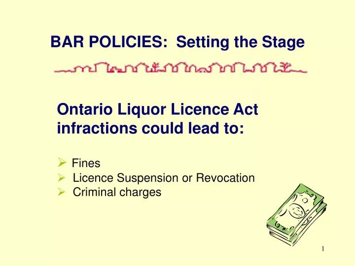 bar policies setting the stage