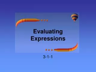 Evaluating Expressions