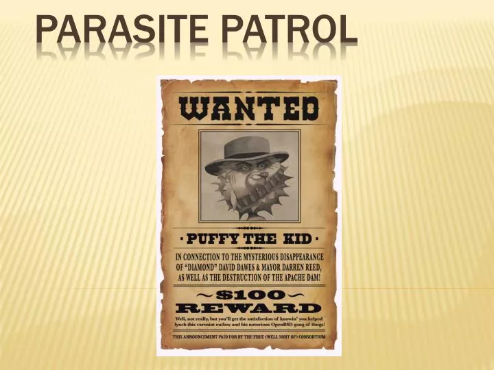 parasite patrol