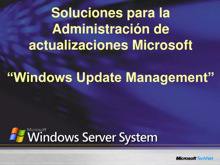 soluciones para la administraci n de actualizaciones microsoft windows update management