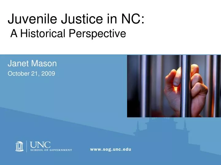 juvenile justice in nc a historical perspective