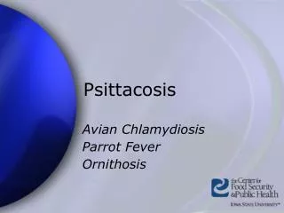 Psittacosis