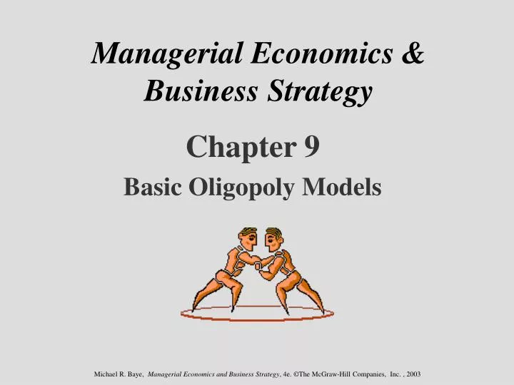 managerial economics business strategy