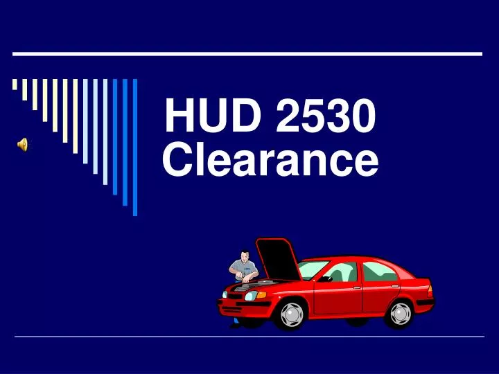 hud 2530 clearance