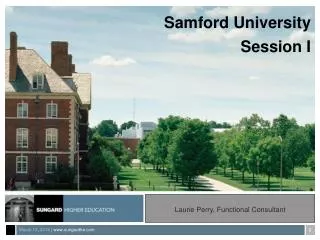 Samford University Session I
