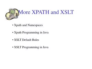More XPATH and XSLT