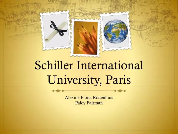 schiller international university paris