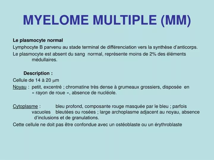 myelome multiple mm