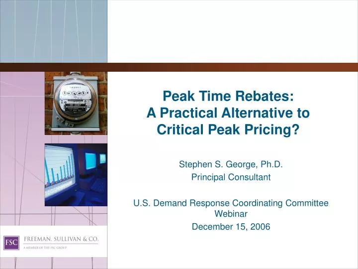 peak time rebates a practical alternative to critical peak pricing