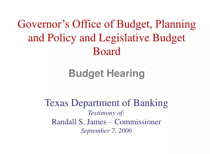 budget hearing