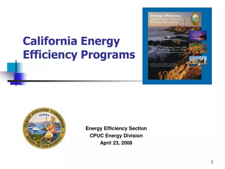 california energy efficiency programs
