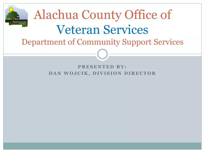 alachua county office of veteran services department of community support services