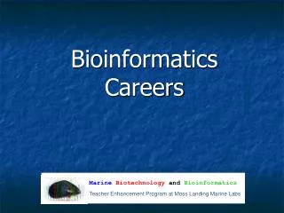 Bioinformatics Careers