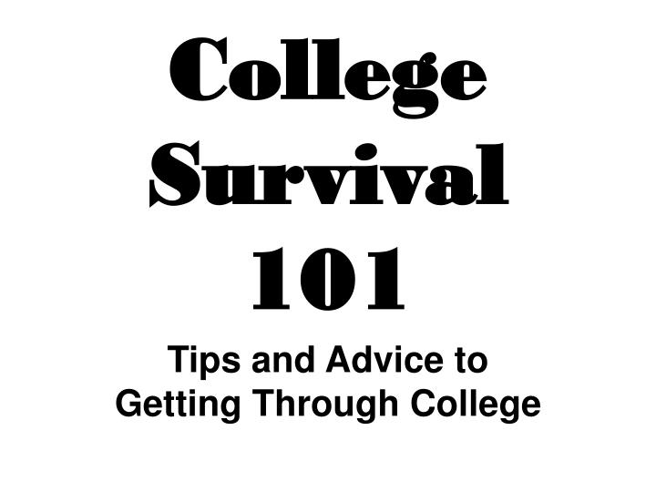 college survival 101
