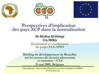 Perspectives d’implication des pays ACP dans la normalisation