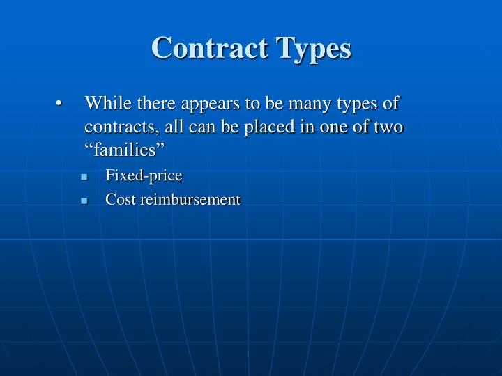 contract types