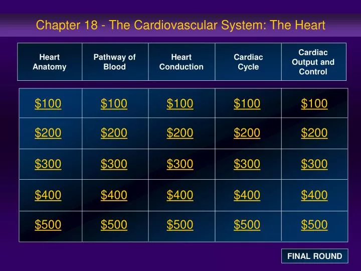 chapter 18 the cardiovascular system the heart