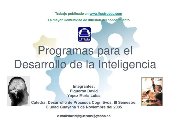 programas para el desarrollo de la inteligencia