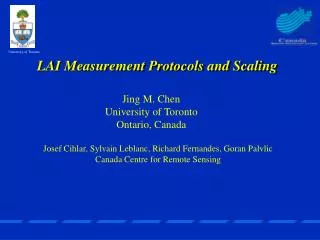 LAI Measurement Protocols and Scaling