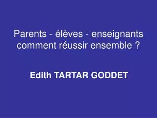 parents l ves enseignants comment r ussir ensemble