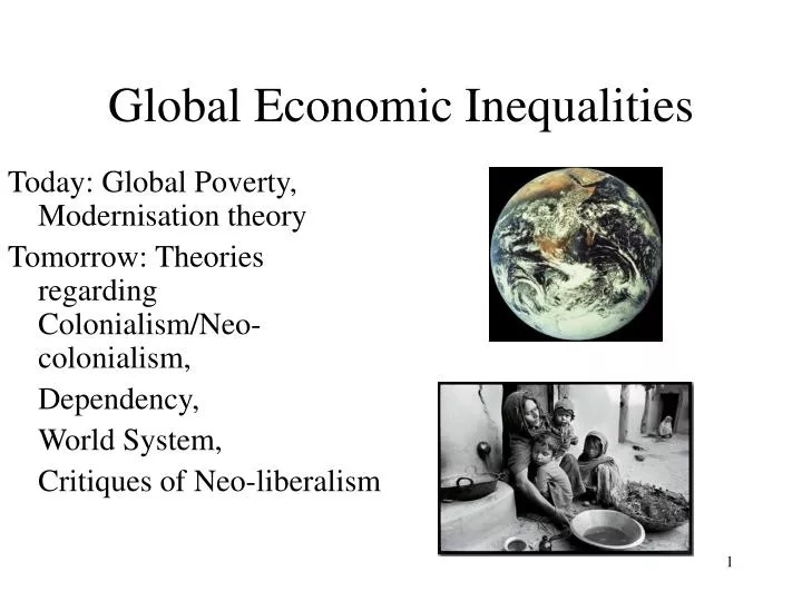 global economic inequalities