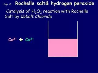 Page 15 Rochelle salt&amp; hydrogen peroxide