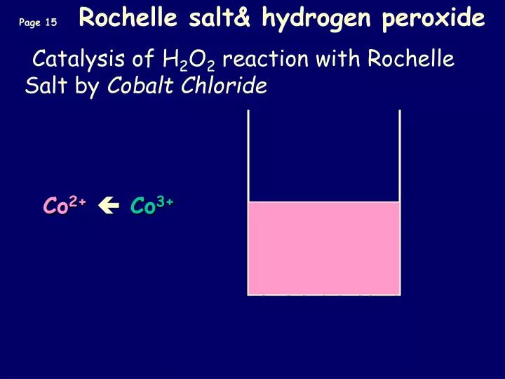 page 15 rochelle salt hydrogen peroxide