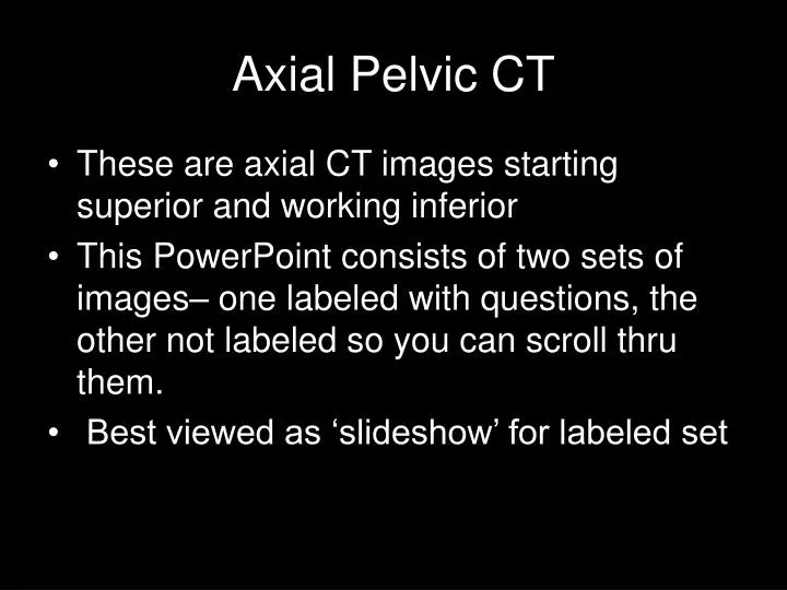 axial pelvic ct