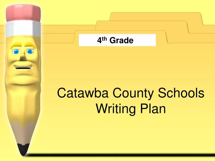 catawba county schools writing plan