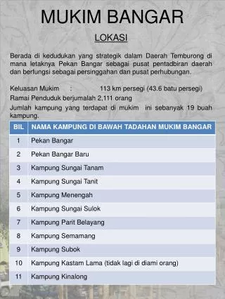 mukim bangar