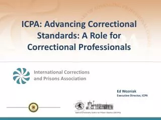 ICPA: Advancing Correctional Standards: A Role for Correctional Professionals
