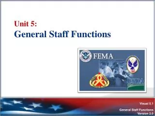 Unit 5: General Staff Functions