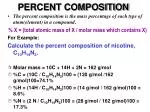 PERCENT COMPOSITION - slide 1