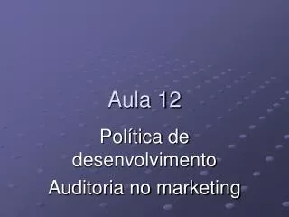aula 12