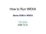 How to Run WEKA Demo SVM in WEKA