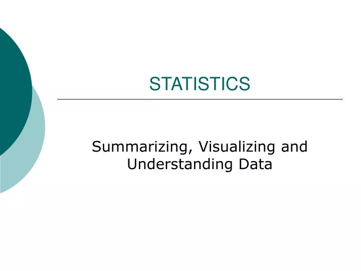 statistics