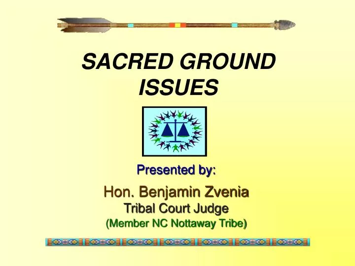sacred ground issues