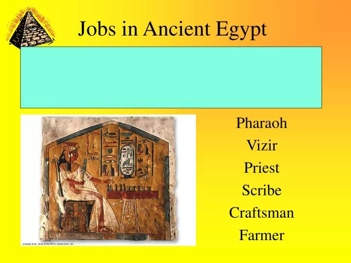 jobs in ancient egypt