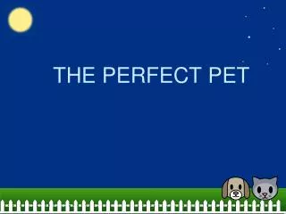 THE PERFECT PET