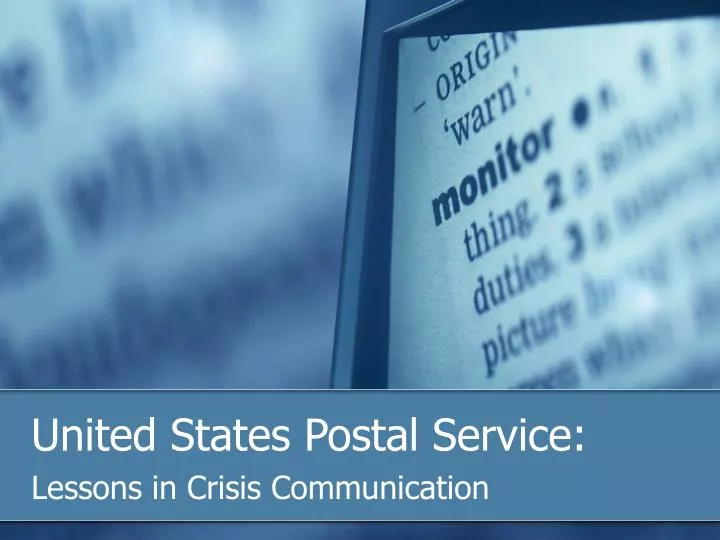 united states postal service