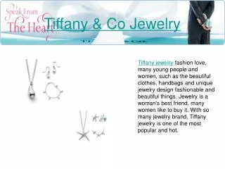 Discount Tiffany Jewelry