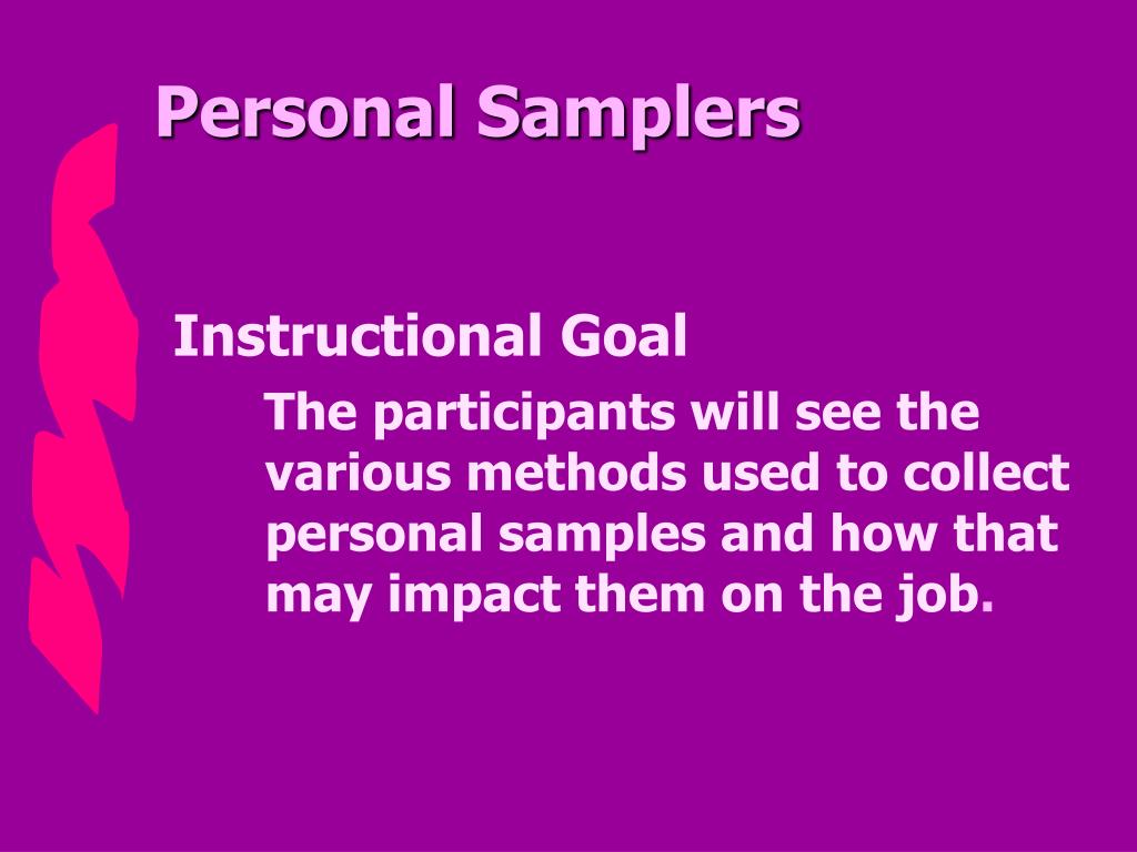 PPT - Personal Samplers PowerPoint Presentation, free download - ID:475645