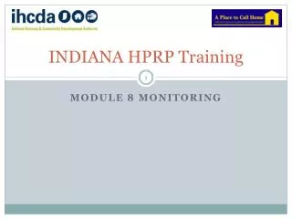 INDIANA HPRP Training