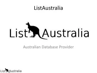 ListAustralia is Largest Australian Database Provider