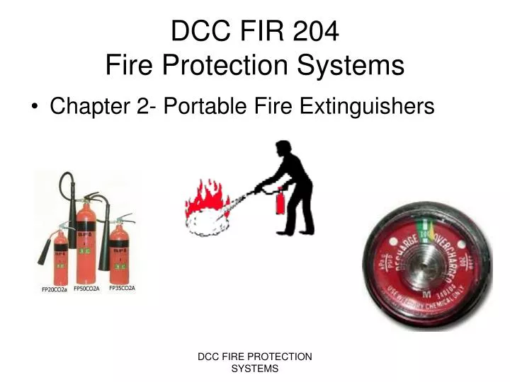 PPT - DCC FIR 204 Fire Protection Systems PowerPoint Presentation, Free ...