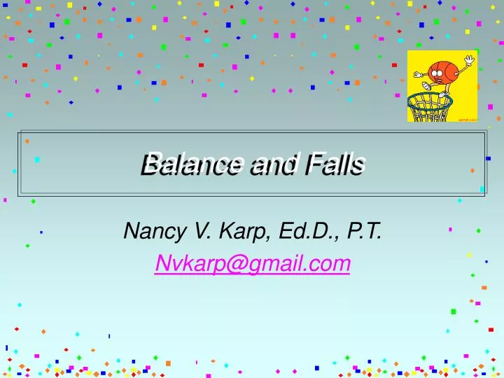 balance and falls