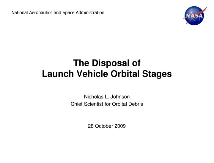 the disposal of launch vehicle orbital stages