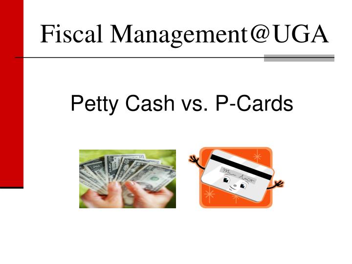petty cash vs p cards