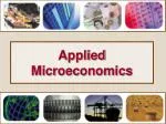Applied Microeconomics - slide 1