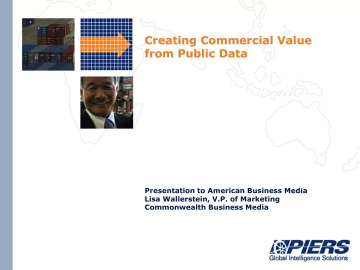 creating commercial value from public data